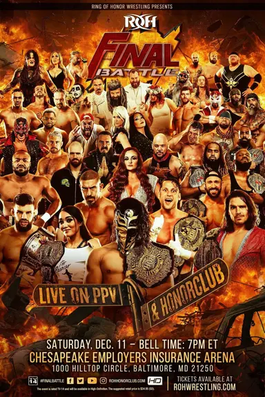 ROH: Final Battle 2021 poster
