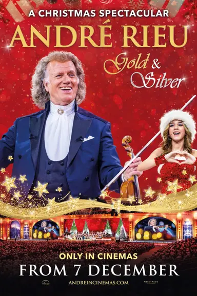 André Rieu's 2024 Christmas Concert: Gold and Silver poster