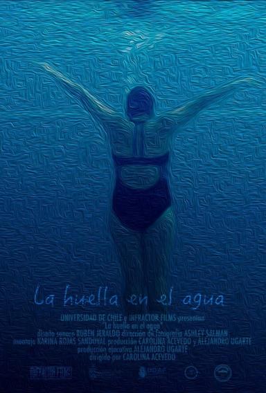 La huella en el agua poster