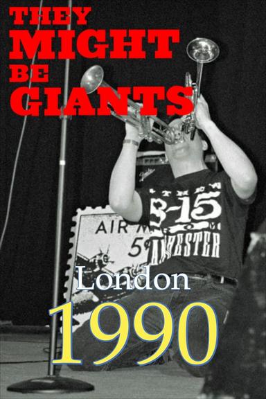 They Might Be Giants Live in London 1990 poster