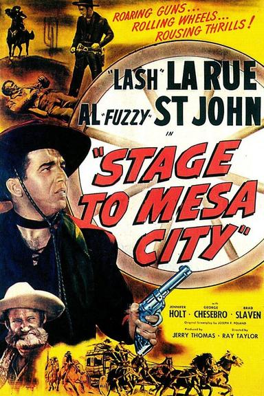 Stage to Mesa City poster