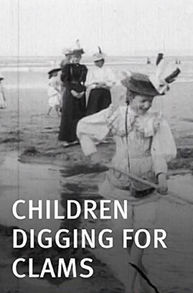 Children Digging for Clams poster