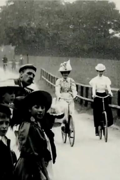 Ladies on Bicycles poster