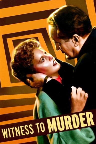 Witness to Murder poster