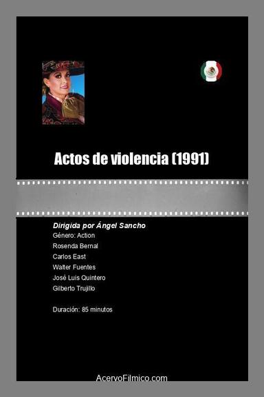 Actos de violencia poster