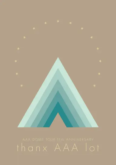 AAA DOME TOUR 15th ANNIVERSARY -thanx AAA lot- poster