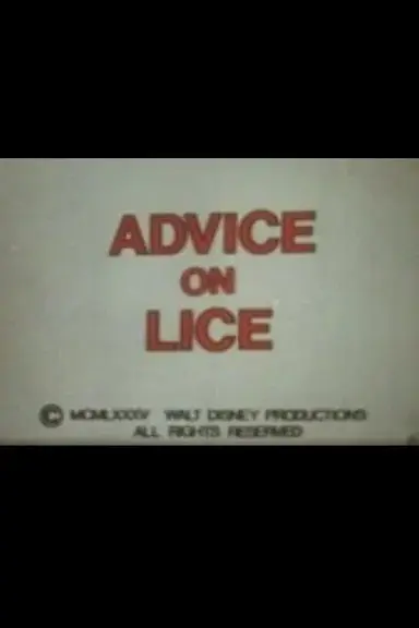 Advice on Lice poster