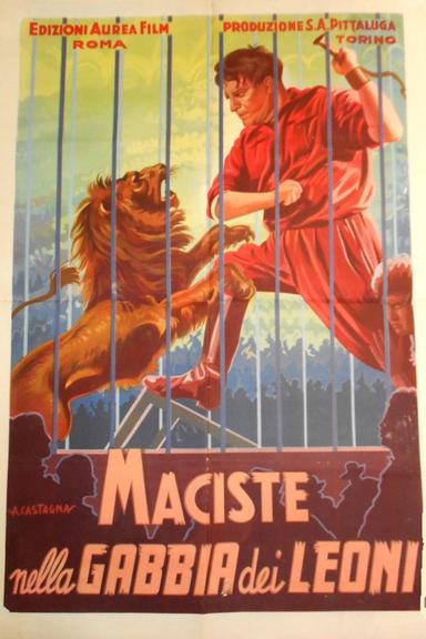 Maciste nella gabbia dei leoni poster