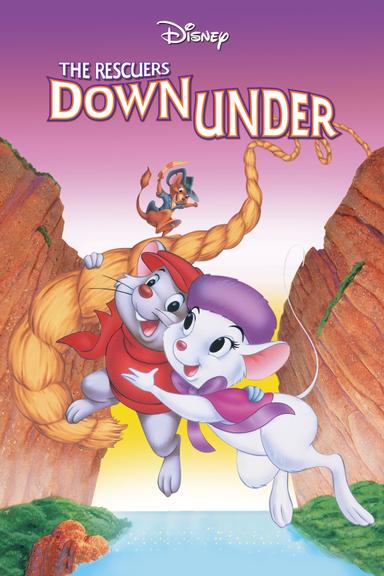 The Rescuers Down Under poster