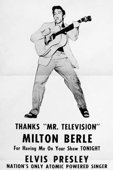 Elvis Presley on The Milton Berle Show poster