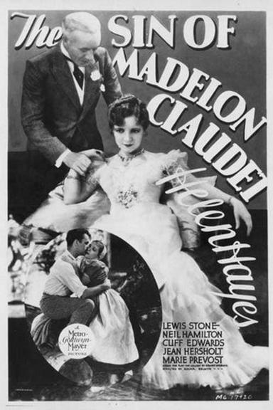 The Sin of Madelon Claudet poster