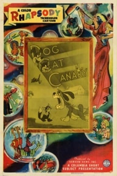 Dog, Cat, and Canary poster