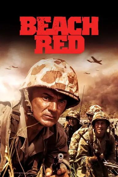 Beach Red poster