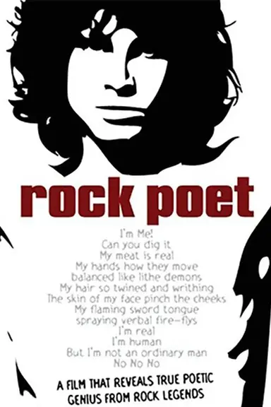 Rock Poet: Jim Morrison poster