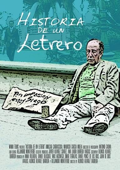 Historia de un letrero poster