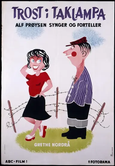 Trost i taklampa poster