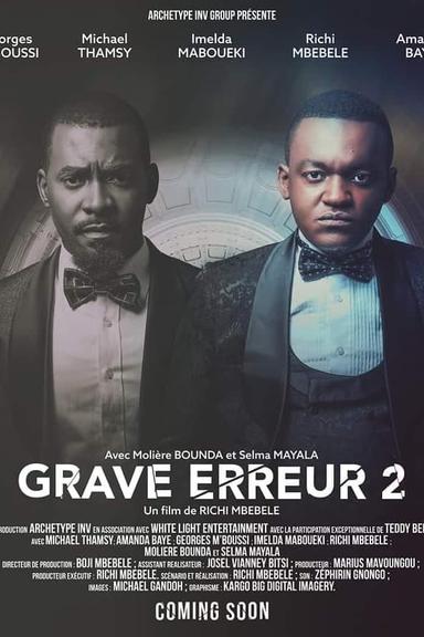 Grave erreur 2 poster