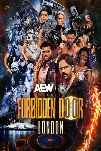 AEW x NJPW: Forbidden Door poster