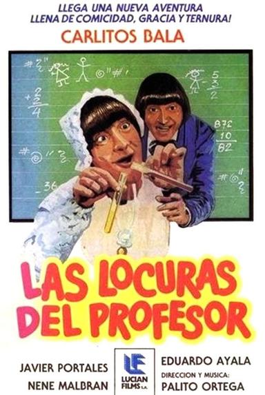 Las locuras del profesor poster