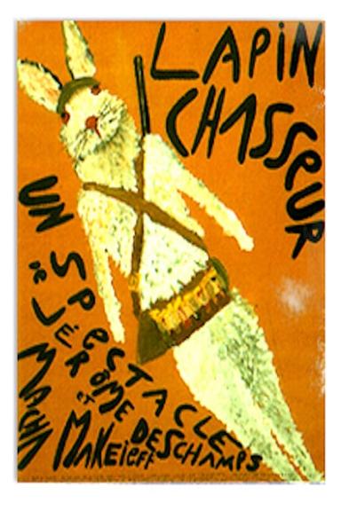 Les Deschiens - Lapin chasseur poster