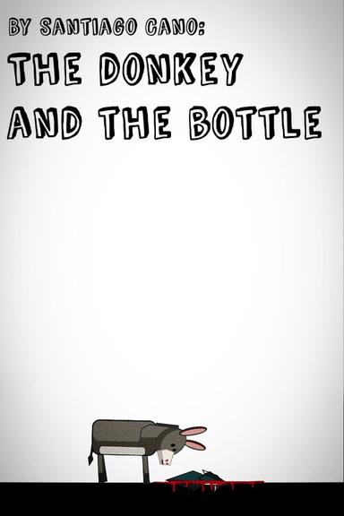 The donkey and the bottle poster