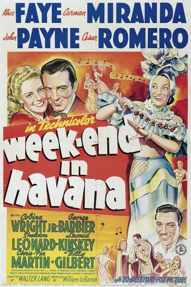 Week-End in Havana poster