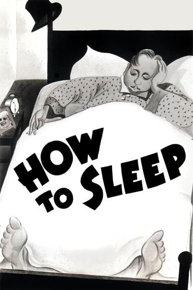 How to Sleep poster