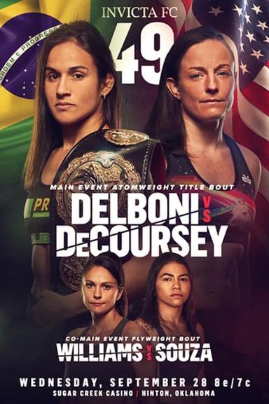 Invicta FC 49: Delboni vs. DeCoursey poster