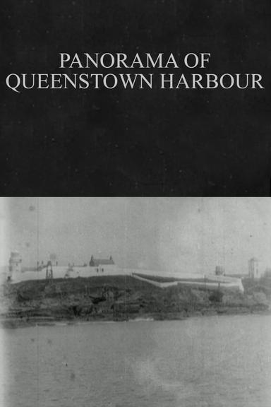 Panorama of Queenstown Harbour poster