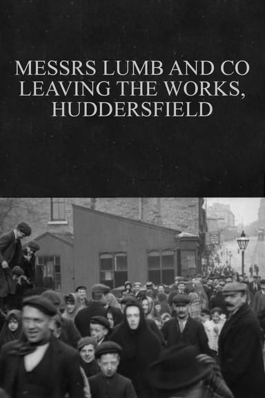 Messrs Lumb and Co Leaving the Works, Huddersfield poster