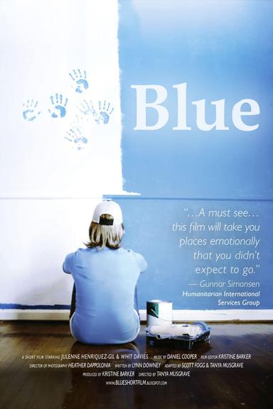 Blue poster