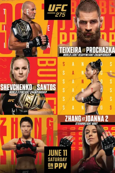 UFC 275: Teixeira vs. Prochazka poster