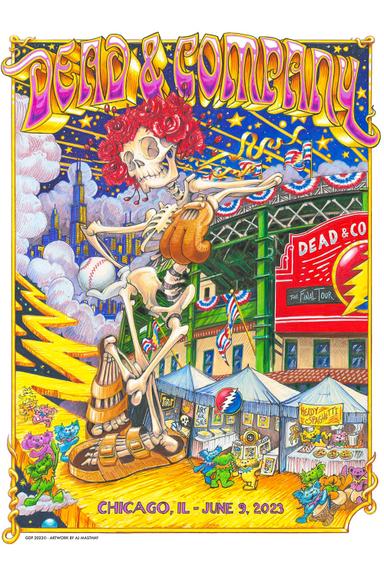 Dead & Company: 2023-06-09 Wrigley Field, Chicago, IL, USA poster