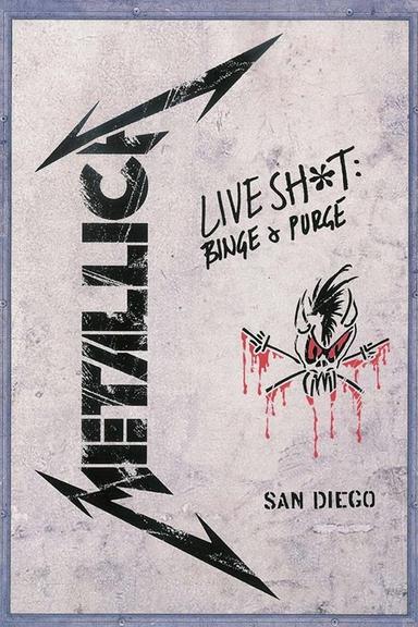 Metallica: Live Shit - Binge & Purge, San Diego 1992 poster