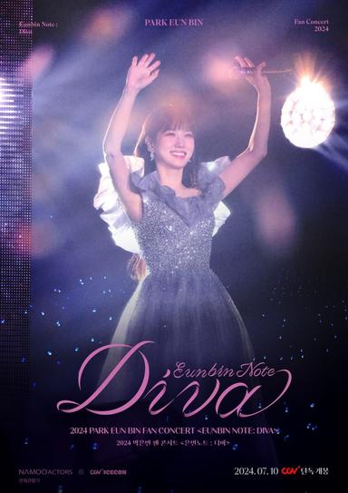 2024 PARK EUN BIN FAN CONCERT 〈EUNBIN NOTE: DIVA〉 poster