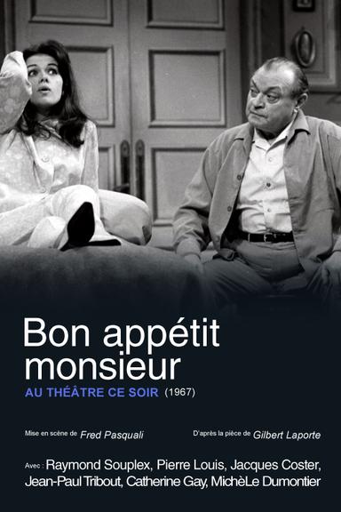 Bon appétit monsieur poster