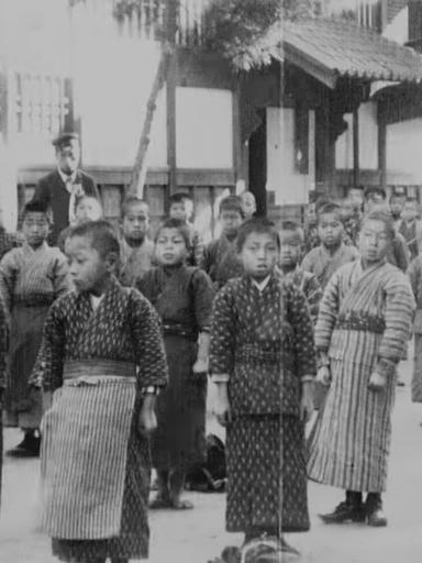 Japanese Schoolchildren poster