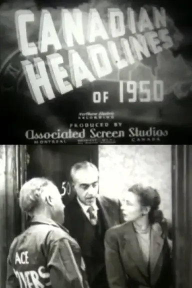 Canadian Headlines of 1950 poster