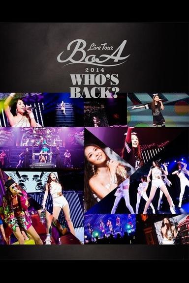 BoA LIVE TOUR 2014 ~WHO'S BACK?~ poster