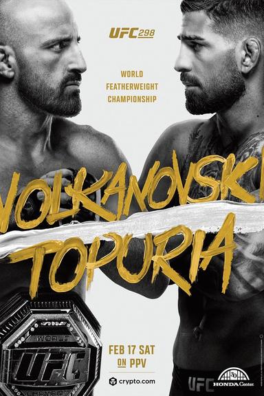 UFC 298: Volkanovski vs. Topuria poster