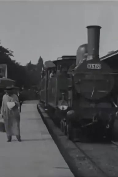 Arrival of a Train poster