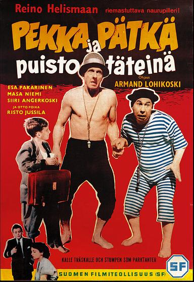 Pekka ja Pätkä puistotäteinä poster