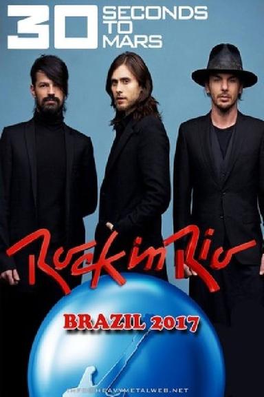 30 Seconds to Mars: Rock in Rio 2017 poster