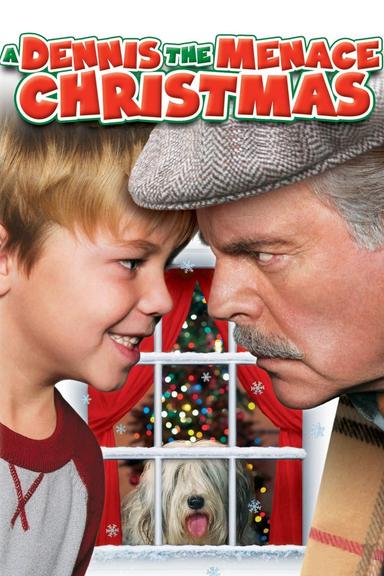 A Dennis the Menace Christmas poster