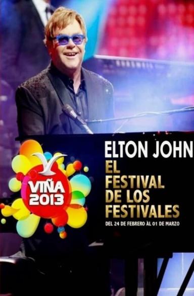 Elton John Festival de Viña del Mar poster