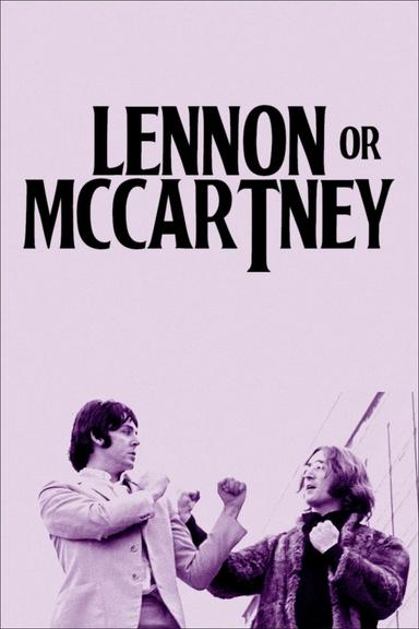 Lennon or McCartney poster