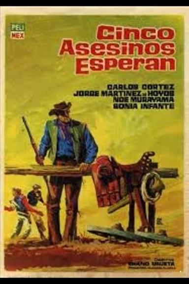 Cinco asesinos esperan poster