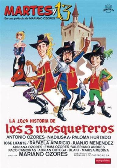 La loca historia de los tres mosqueteros poster