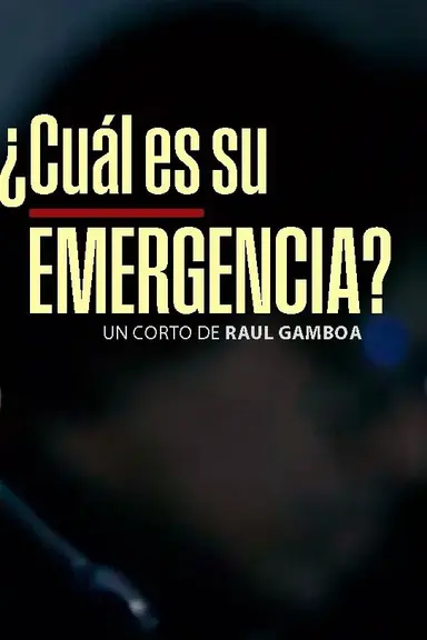 ¿Cuál es su emergencia? poster
