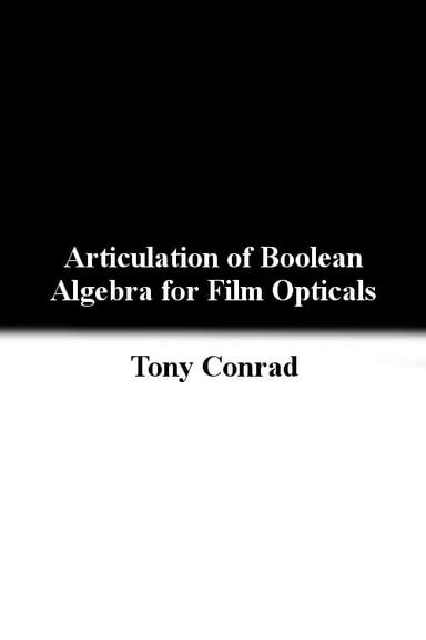 Articulation of Boolean Algebra for Film Opticals poster